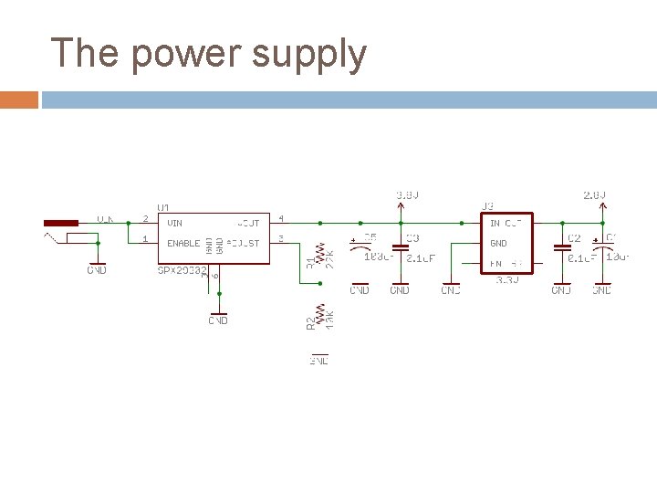 The power supply 