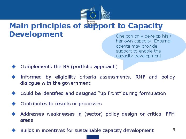 Budget Support Module 4 Design continuation 2 Outline