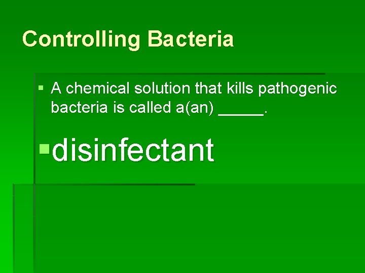 Diseases Caused by Bacteria and Viruses Section 19