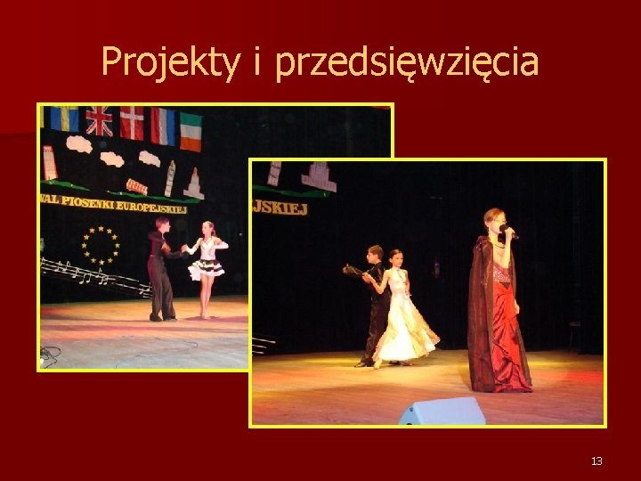 Projekty i przedsięwzięcia 13 