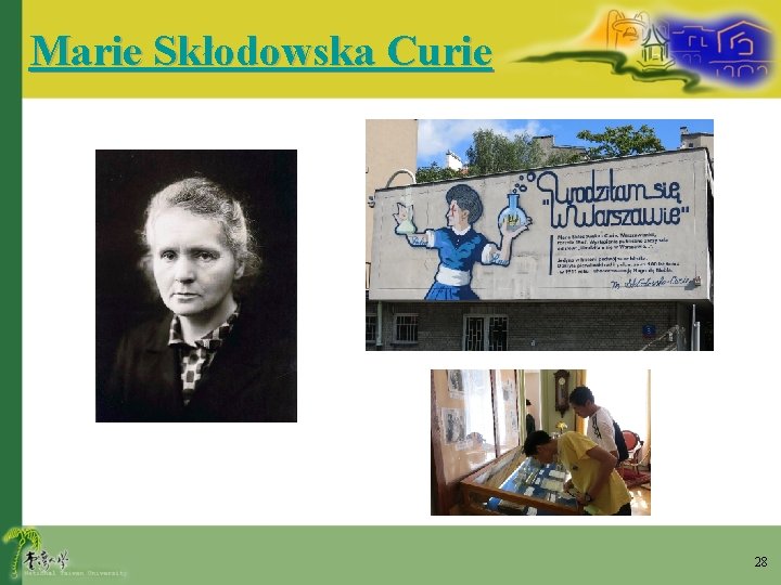 Marie Skłodowska Curie 28 