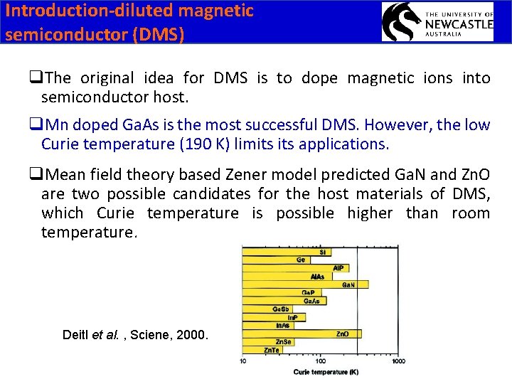 Introduction-diluted magnetic semiconductor (DMS) q. The original idea for DMS is to dope magnetic