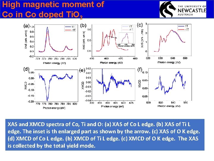 High magnetic moment of Co in Co doped Ti. O 2 XAS and XMCD