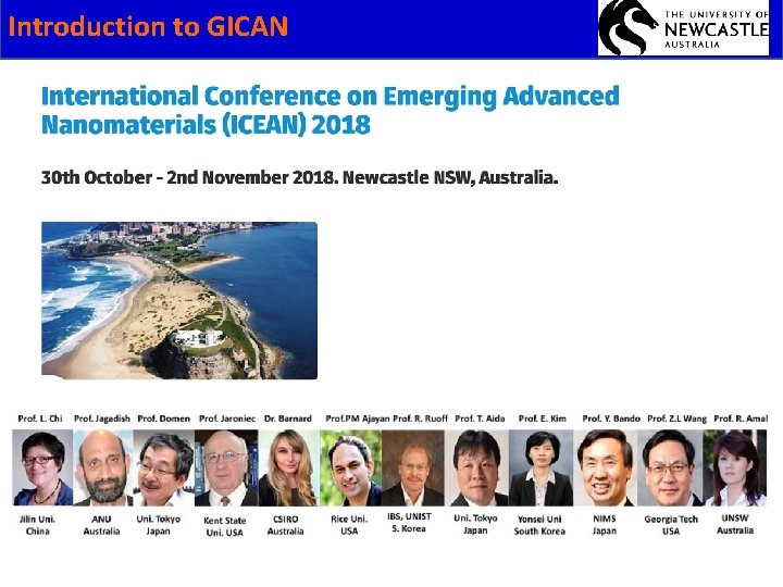 Introduction to GICAN 