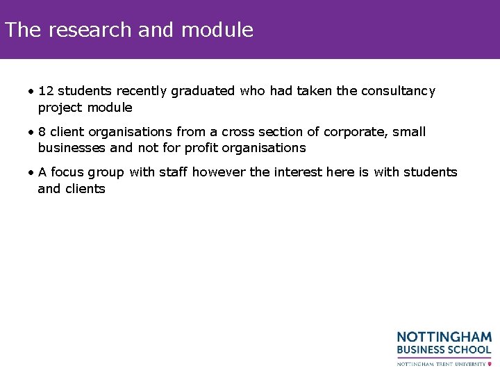 Clickresearch The to edit Master and module title style • 12 students recently graduated