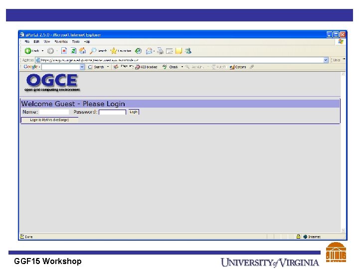 GGF 15 Workshop 