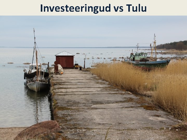 Investeeringud vs Tulu 