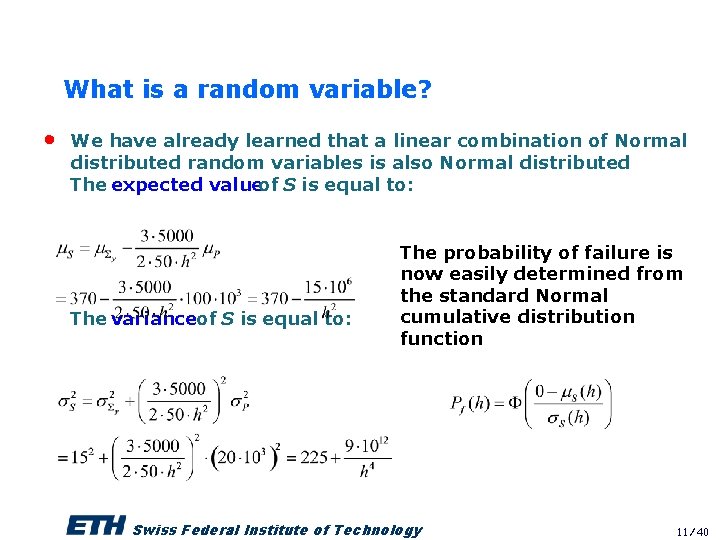 What is a random variable? • We have already learned that a linear combination