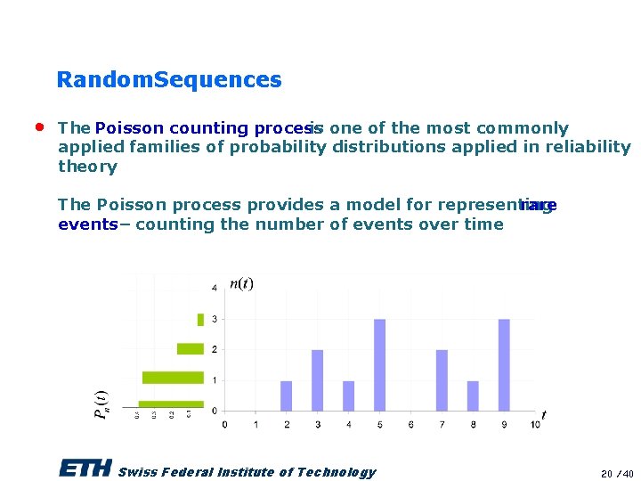 Random. Sequences • The Poisson counting process is one of the most commonly applied