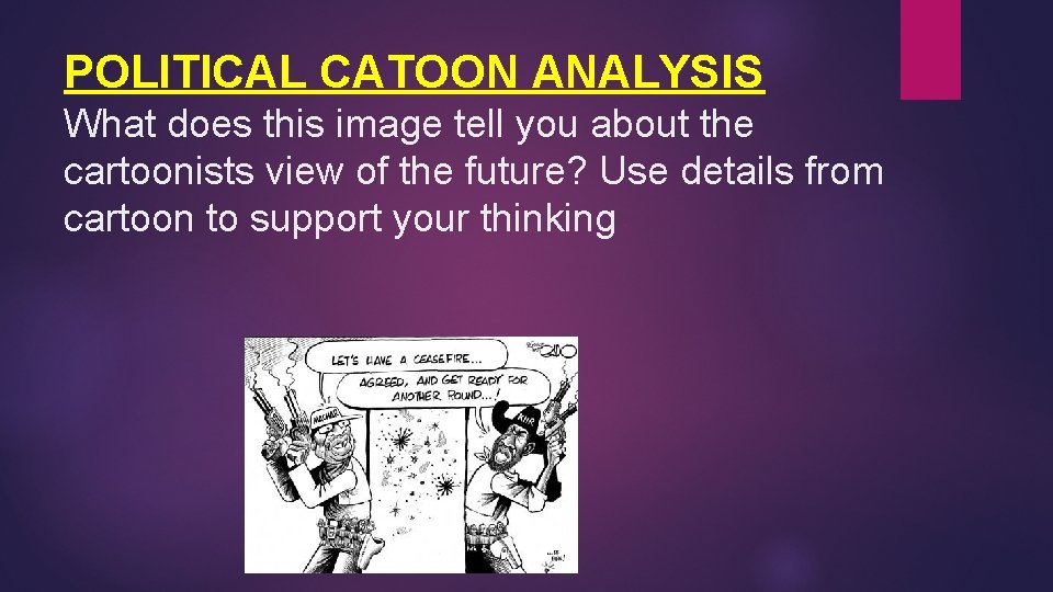 POLITICAL CATOON ANALYSIS What does this image tell you about the cartoonists view of POLITICAL CATOON ANALYSIS What does this image tell you about the cartoonists view of