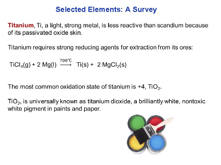 Selected Elements: A Survey 