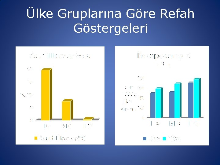 Ülke Gruplarına Göre Refah Göstergeleri 