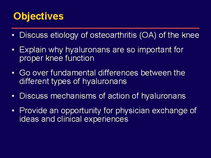 DRAFT for internal Sanofi-Synthelabo use only. Not for distribution. Objectives • Discuss etiology of