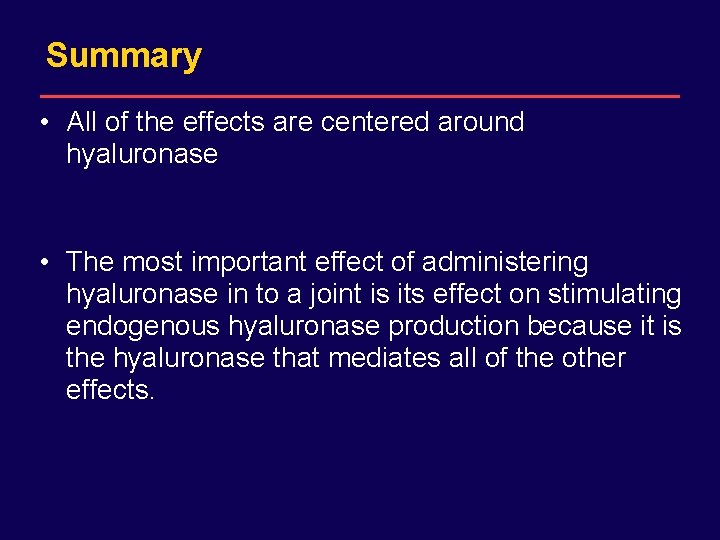 DRAFT for internal Sanofi-Synthelabo use only. Not for distribution. Summary • All of the