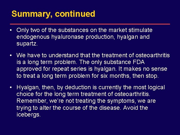 DRAFT for internal Sanofi-Synthelabo use only. Not for distribution. Summary, continued • Only two