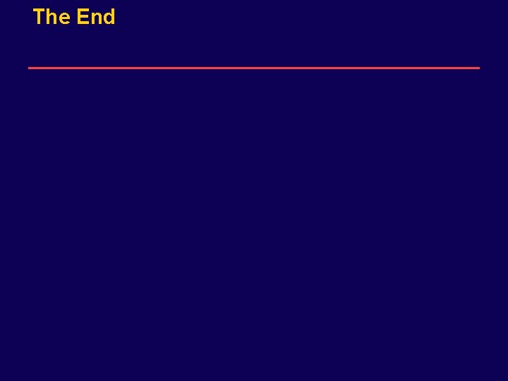 The End DRAFT for internal Sanofi-Synthelabo use only. Not for distribution. 