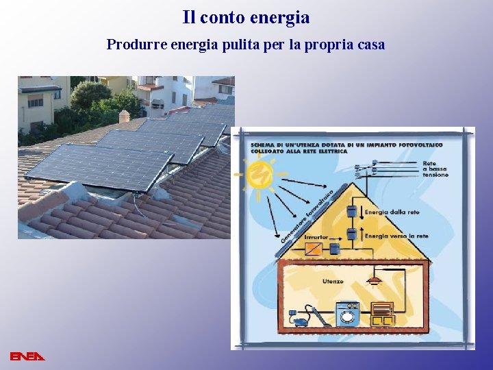 Il conto energia Produrre energia pulita per la propria casa 29 