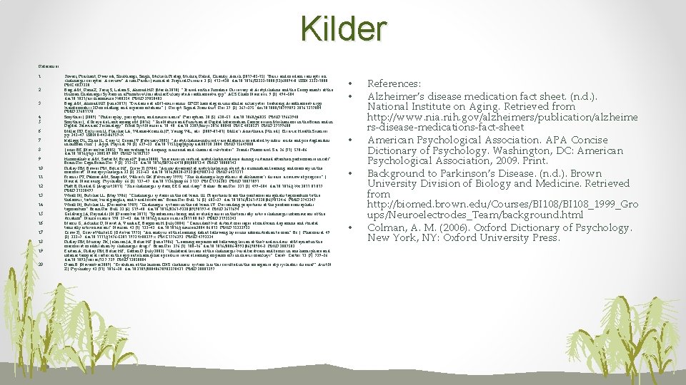 Kilder References 1. 2. 3. 4. 5. 6. 7. 8. 9. 10. 11. 12.
