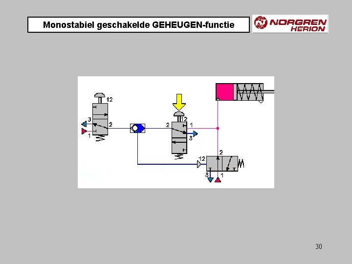 Monostabiel geschakelde GEHEUGEN-functie 30 