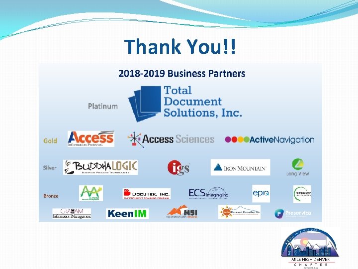 Thank You!! 