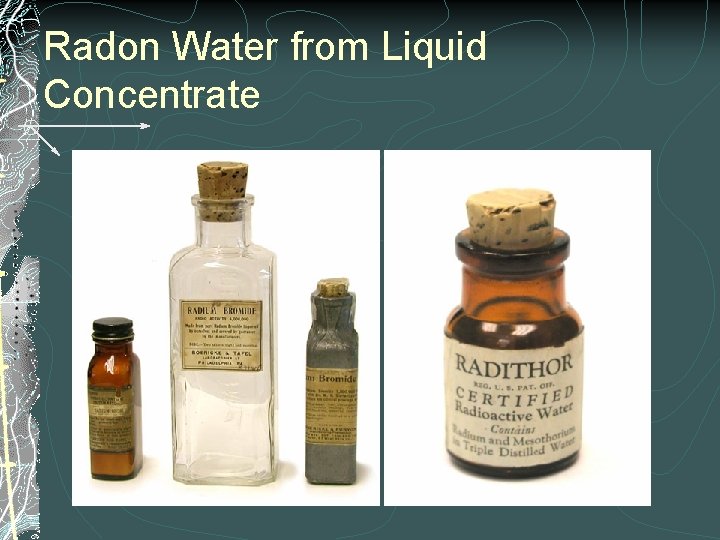 Radon Water from Liquid Concentrate 