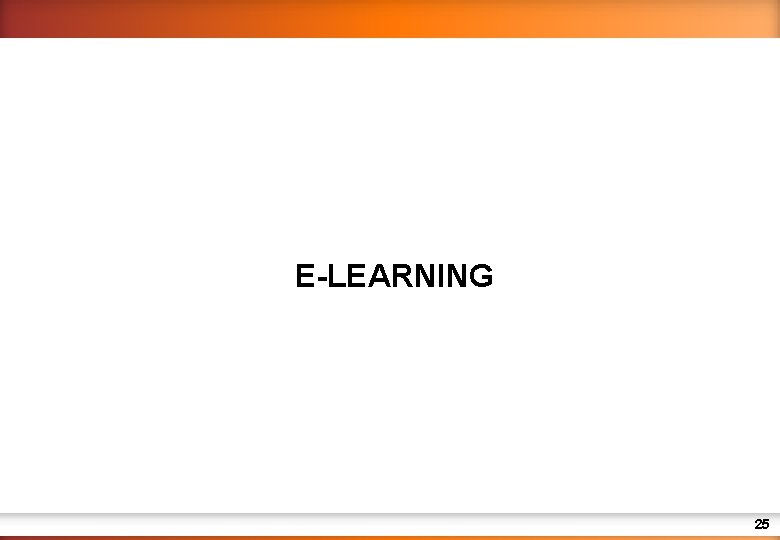 E-LEARNING 25 
