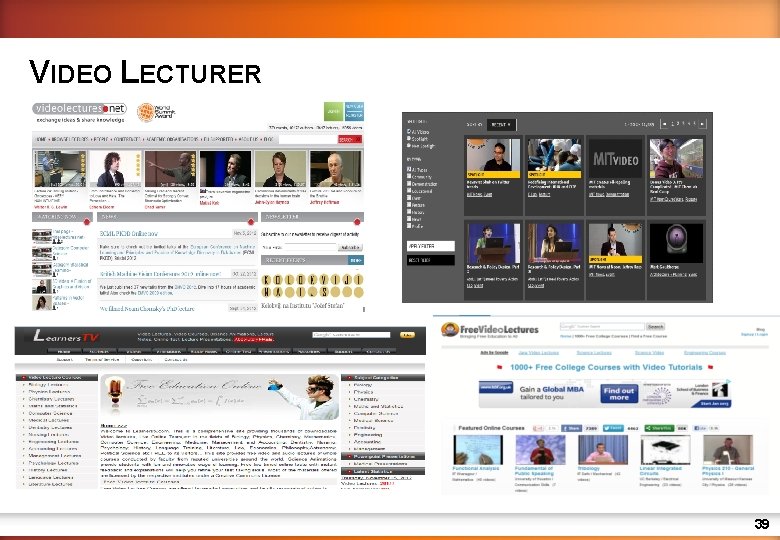 VIDEO LECTURER 39 