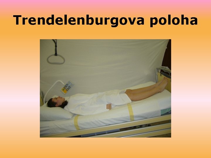 Trendelenburgova poloha 