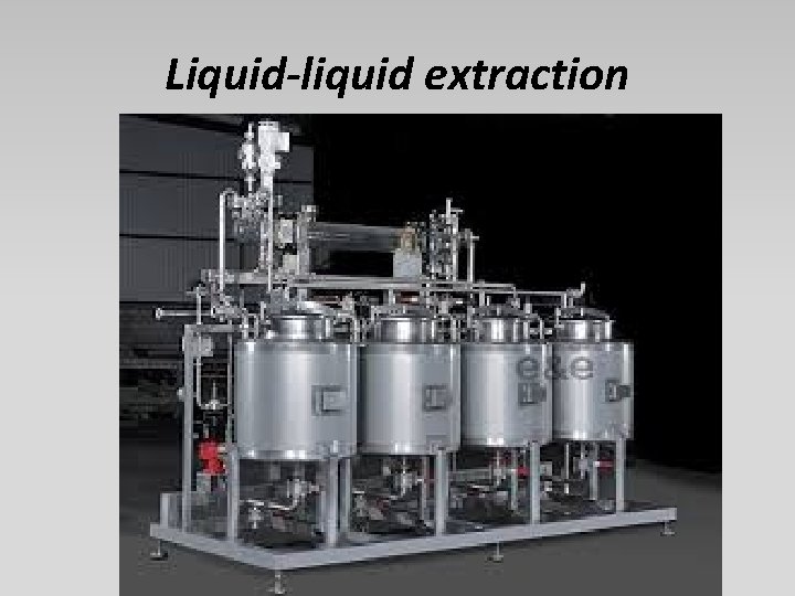 Liquid-liquid extraction 