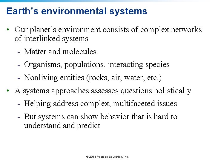 Lecture Outlines Chapter 5 Environment The Science behind