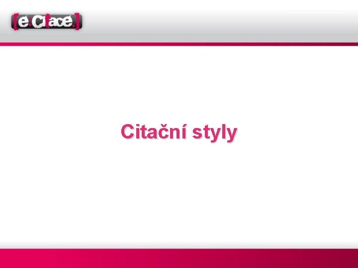 Citační styly 