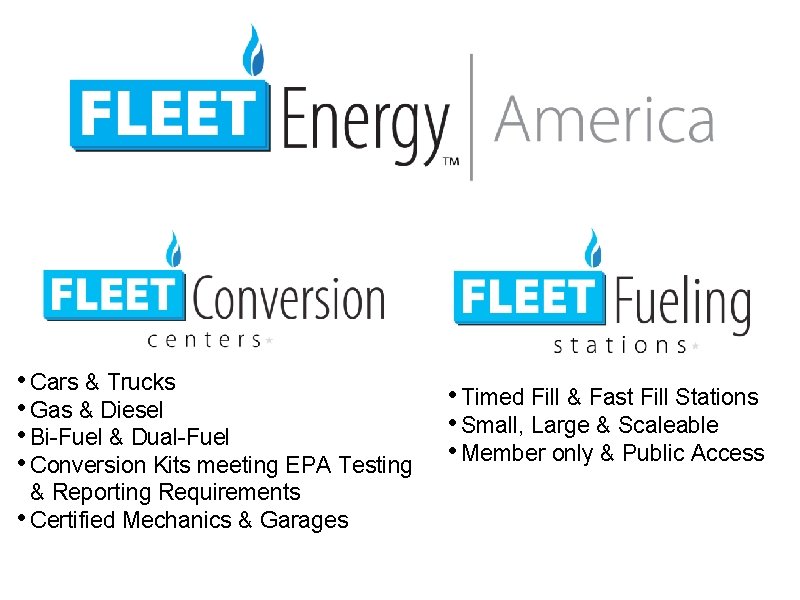  • Cars & Trucks • Gas & Diesel • Bi-Fuel & Dual-Fuel •