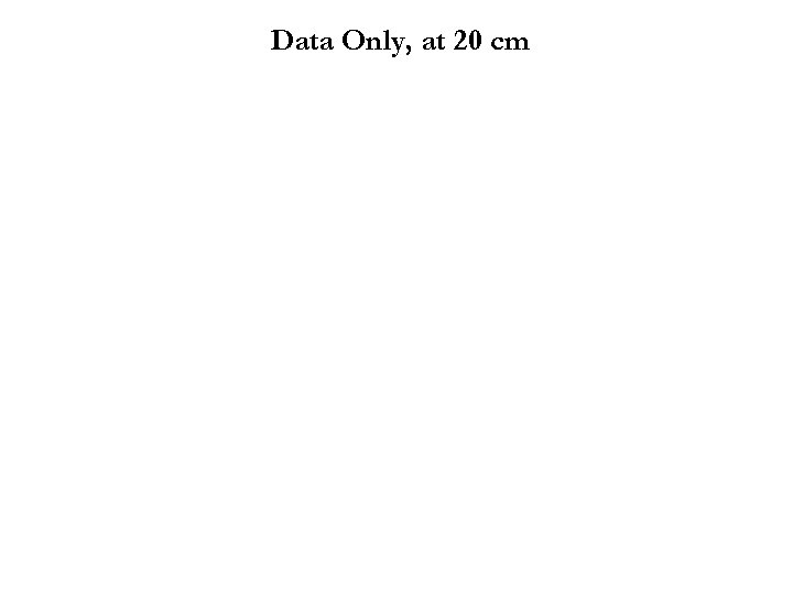 Data Only, at 20 cm 