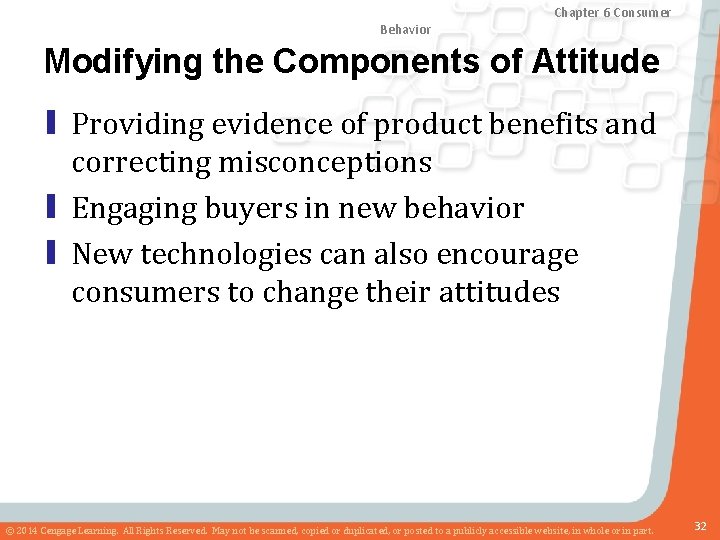 Chapter 8 Marketing Research Chapter and Sales 6 Consumer Forecasting Behavior Modifying the Components