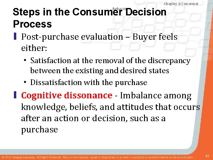 Chapter 8 Marketing Research Chapter and Sales 6 Consumer Forecasting Behavior Steps in the