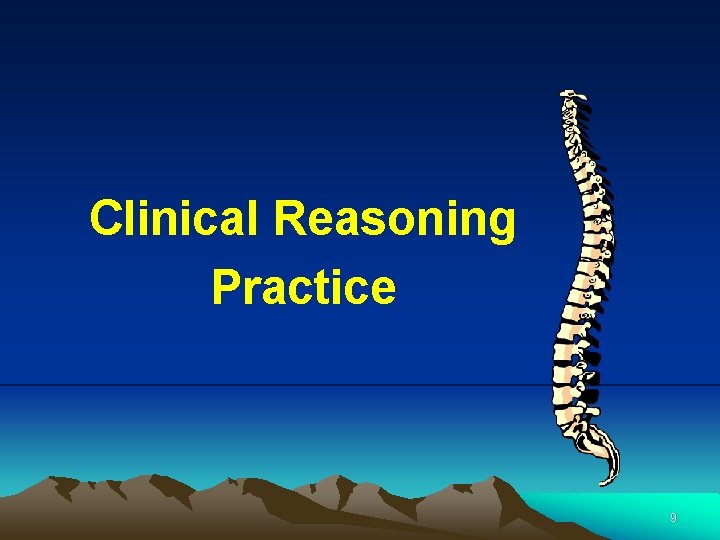 Clinical Reasoning Practice 9 