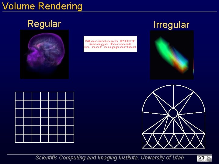 Volume Rendering Regular Irregular Scientific Computing and Imaging Institute, University of Utah 