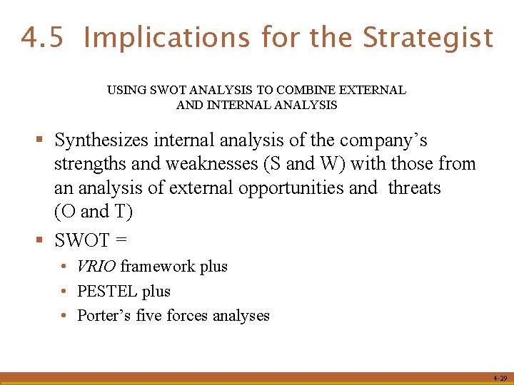 External Analysis And Internal Analysis Combined Constitute The Chapter 4 Internal Analysis Resources Capabilities and Core