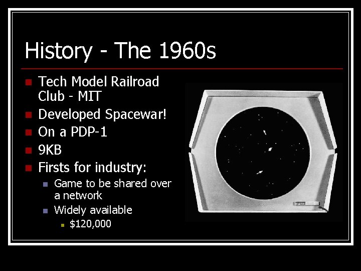 History - The 1960 s n n n Tech Model Railroad Club - MIT