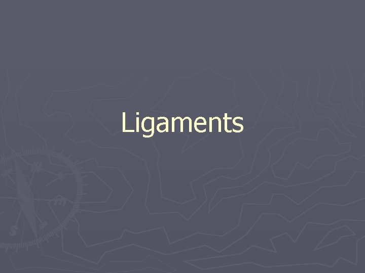 Ligaments Ligaments
