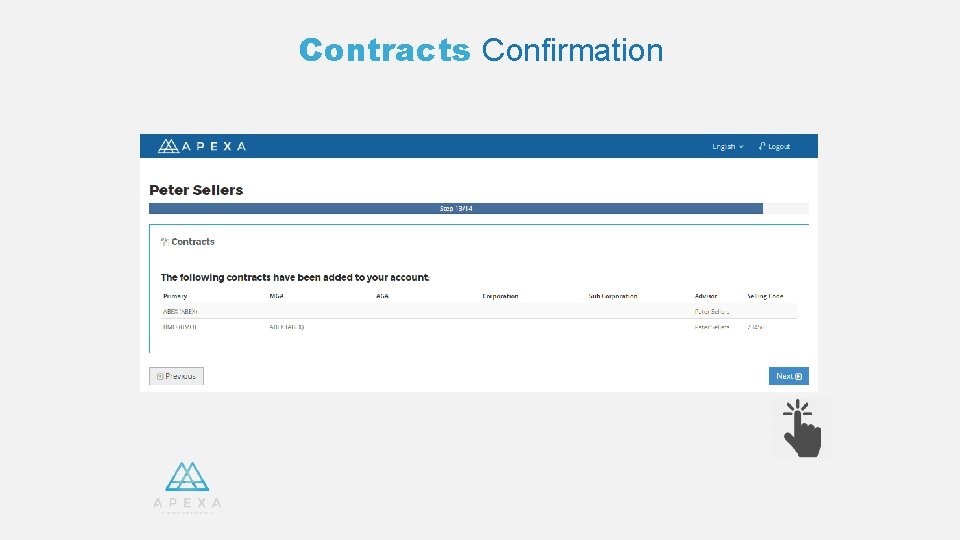Contracts Confirmation 