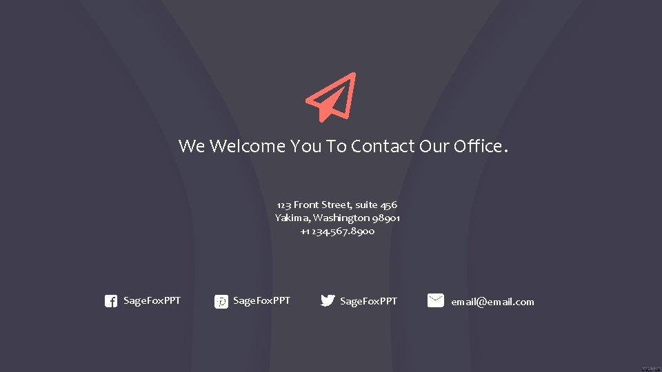 We Welcome You To Contact Our Office. 123 Front Street, suite 456 Yakima, Washington