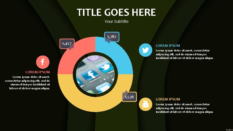 TITLE GOES HERE Your Subtitle 1, 782 1, 427 LOREM IPSUM Lorem ipsum dolor