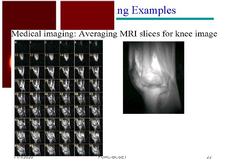 Image Processing Examples 11/1/2020 FURC-BCSE 7 22 