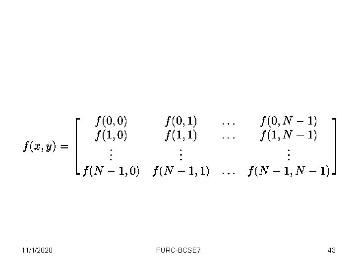 11/1/2020 FURC-BCSE 7 43 