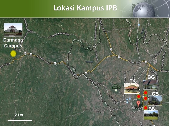 Lokasi Kampus IPB 