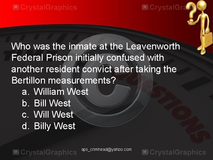 Who was the inmate at the Leavenworth Federal Prison initially confused with another resident