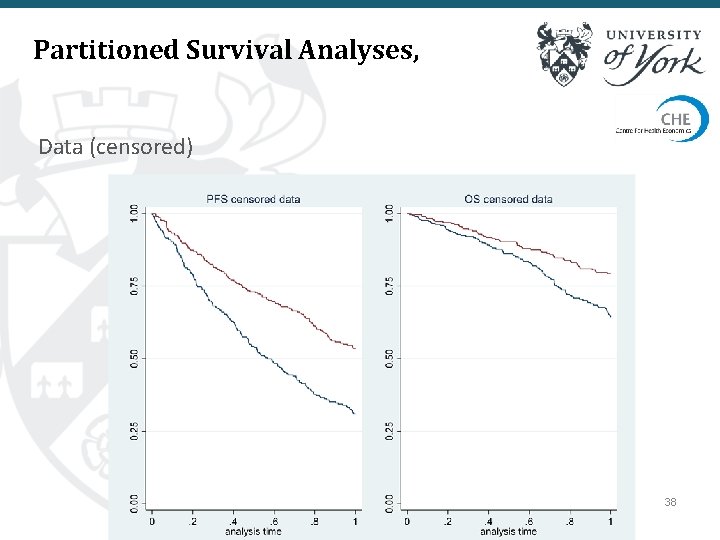 Partitioned Survival Analyses, Data (censored) 38 