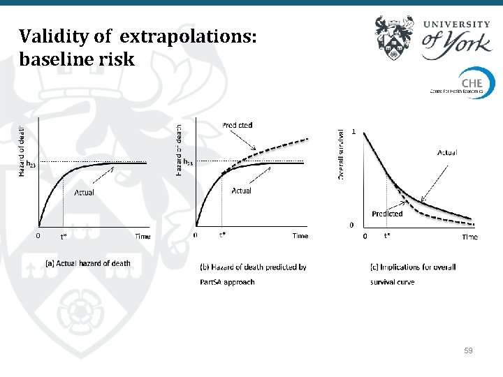 Validity of extrapolations: baseline risk 59 