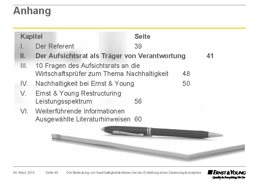 Anhang Kapitel Seite I. Einführung: IDW FAR 1/ 1991 versus IDW S 6 I.